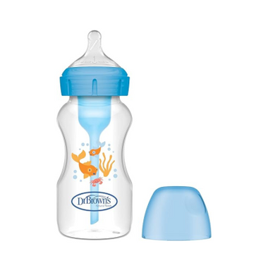 Dr Browns Op Plus Bib Larg 270 Tet Sil Azul