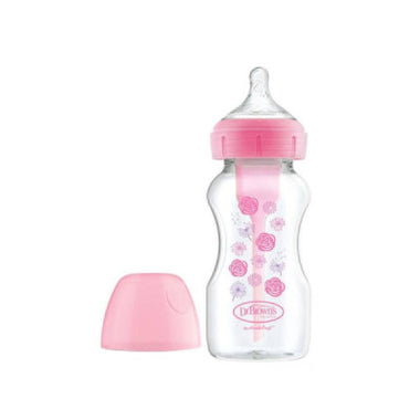 Dr Browns Op Plus Bib Larg 270 Tet Sil Rosa