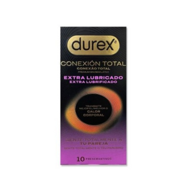 Durex Conexão Total Extra Lub Pres X10,   x 10