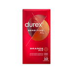 Durex Sensitivo Preservativo Xl X10