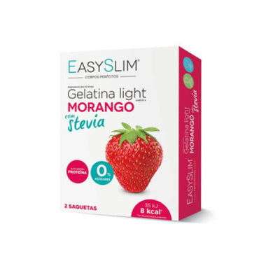 Easyslim Gelatina Lg Morango Stev Saq X2