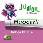 Fluocaril Jr Gel Bubble 75Ml 6/12 Duo