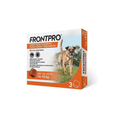 Frontpro 28mg Cães >4-10Kg Comp Mast X3