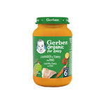 Gerber Bio Cenoura/Tomate/Peru 190G 6M+