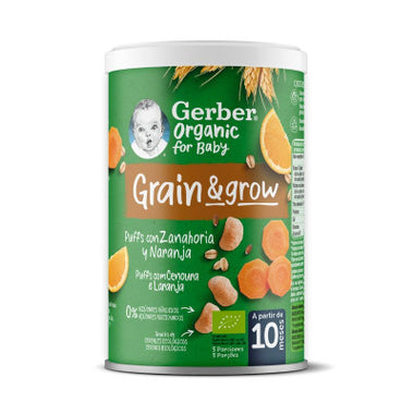 Gerber Org Grain&Grow Snack Cen/Lar 35G