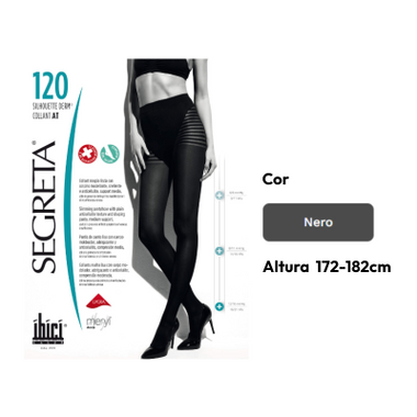 Ibici Segreta 120 Coll At Silh Preto T4