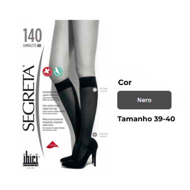 Ibici Segreta 140 Meia Ad Preto T4