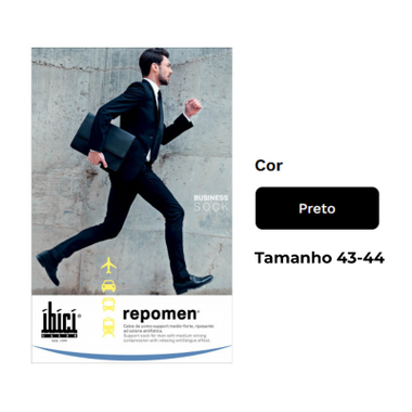 Ibici Repomen 140 Meia Hom Preto L