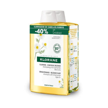 Klorane Capilar Ch Camomila 400Ml Duo
