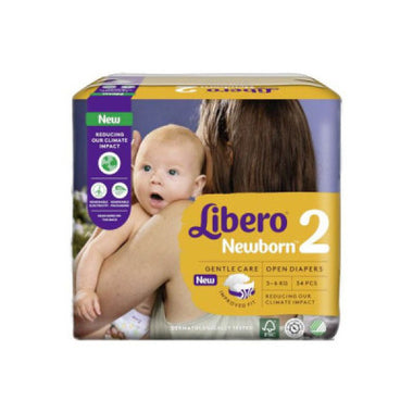 Libero Newborn 2 Fralda 3-6Kg X34
