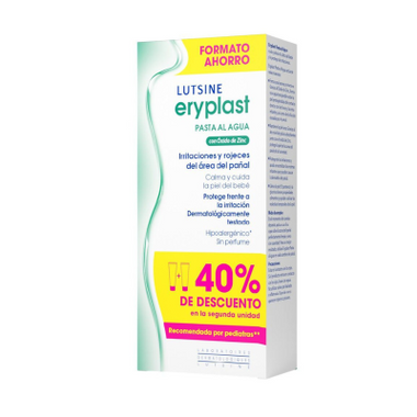 Lutsine Erypl Pasta Água 2X125G - 40%2U, 1
