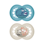 MAM Origin Pure Chup Silic 6M+ Azul X2