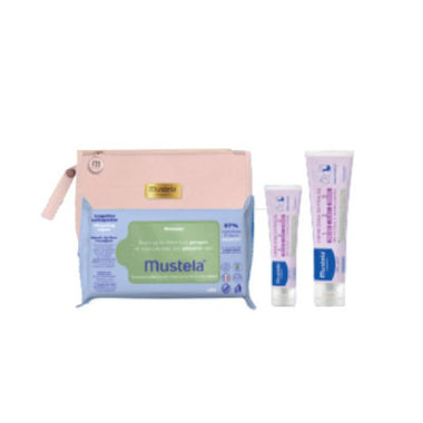 Mustela Kit Muda Fralda Bebe Rosa