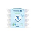Mustela Toalhetes Agua Algod Bio Pack4
