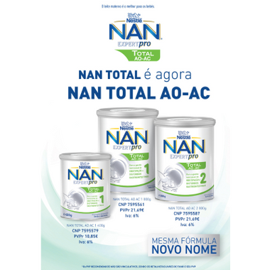 Nan Total AO-AC 1 Leite Lactente 800G,   x 1