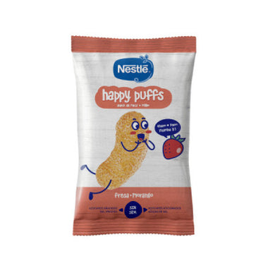 Nestlé Happy Puffs Morango 28g 12m+