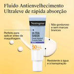 Neutrogena Ultra S Fl AntienvSPF50 50Ml,   x 1