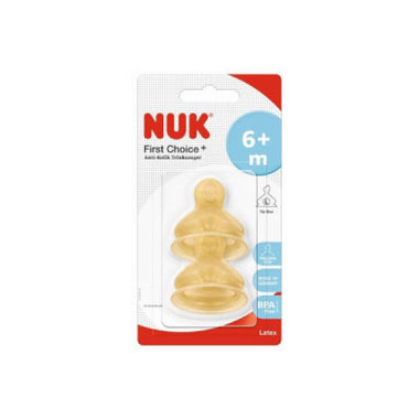 Nuk First Choice+ Tet Latex 6M+ X2