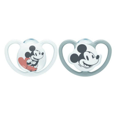 Nuk Space Disney Mickey Chup Silic 0-6M X2