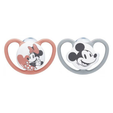 Nuk Space Disney Minnie Chup Silic 0-6M X2