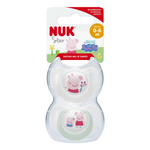 Nuk Star Peppa Pig Chup Silic 0-6M X2