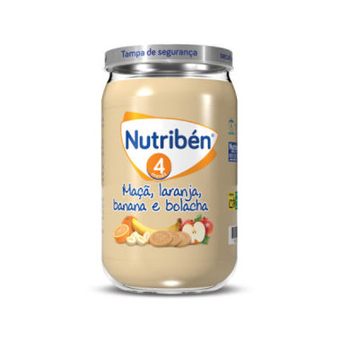 Nutriben Boiao 4 Maca Laranj Ban Bolac235g