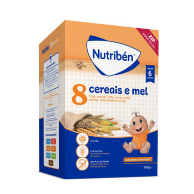 Nutriben Farinhas 8 Cereais Mel 2x300g