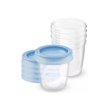 Philips Avent Rec Copo 180ml X 5 + 5 Tampas