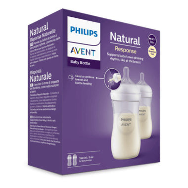 Philips Avent Bib Nat Response 260ml X2