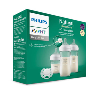 Philips Avent Conj Bib Nat Resp Vidro