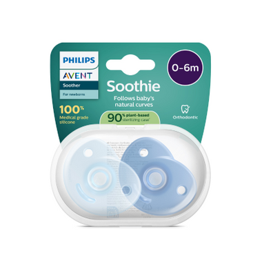 Philips Avent Chup Eco Soothie 0-6M BX2,