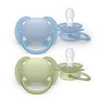 Philips Avent Chup Eco UltSoft 0-6M BX2,
