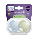 Philips Avent Chup Eco UltSoft 0-6M BX2,