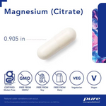 Pure Encapsulat Magnésio Citrat CapsX90,   x 1 cáps(s)