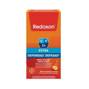 Redoxon Extra Defesas 30 Comprimidos Efervescentes Laranja
